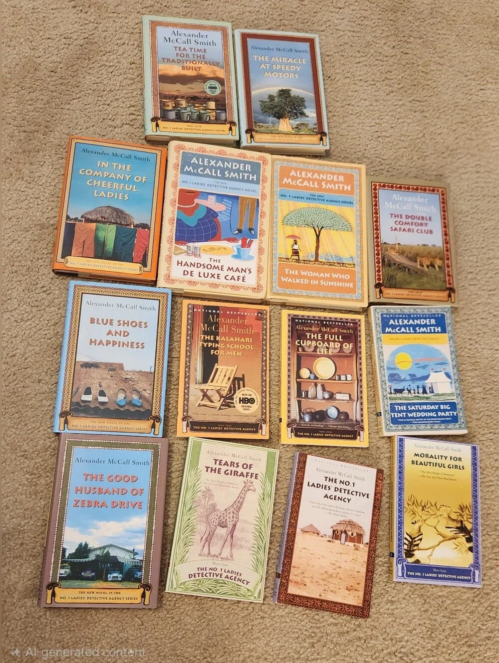 Alexander McCall Smith Detective Mystery Lot of 15 Novels
